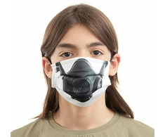 Higieninė daugkartinio naudojimo audinio kaukė Gas Luanvi M dydis Pakuotėje yra 3 vienetų