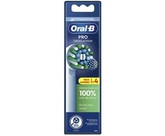 Oral-B CROSS ACTION galvutės #baltas 4 u