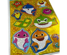 Holografinis lipdukų rinkinys „Baby Shark Aquatic“