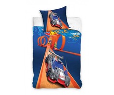 „Hot Wheels“ lenktynių patalynės komplektas 140–200 cm, 70 x 90 cm
