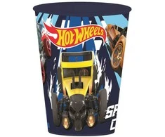 „Hot Wheels“ mėlynas ugnies puodelis, plastikinis, 260 ml