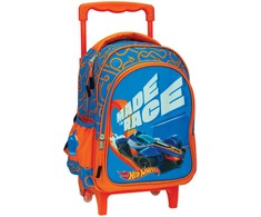 „Hot Wheels Race“ riedanti darželio kuprinė, krepšys 30 cm