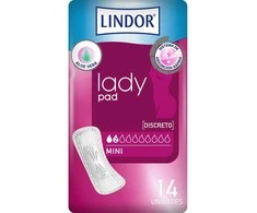 įklotai Hartmann Lindor Lady Pad Mini 2 lašai 14vnt
