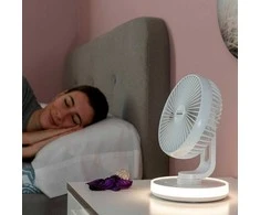 Ventiliatorius Wentylator InnovaGoods Rechargeable Desk Fan with LED FanLed