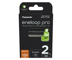 Įkraunamos baterijos Panasonic BK-3HCDE/2CP 2500 mAh 1,2 V
