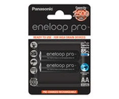 Įkraunamos baterijos Panasonic BK-3HCDE/2CP 2500 mAh 1,2 V