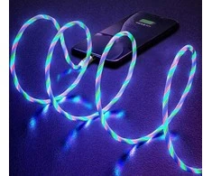 Įkroviklis - blizgus laidas su magnetiniais antgaliais (Micro USB, C tipo, iPhone Lightning)
