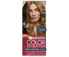 Garnier Color Sensation Tinte Rubio Luminoso Sin Decoloración Para Cabello Oscuro Louro Café 5 U
