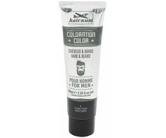 Hairgum Coloration Tinte Para Barba y Cabello 4-Castaño, 60 g