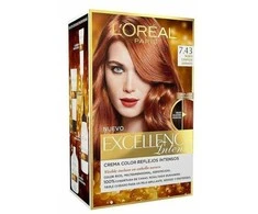 L'Oreal EXCELLENCE INTENSE hair color #7.43 golden copper blonde 1 u