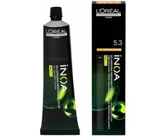 Profesionalūs plaukų dažai "L'oreal Professionnel Inoa No Ammonia Permanent Color 5,3 60g