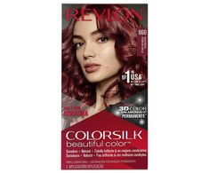 Spalvotas polietilenas Revlon Colorsilk 66 Cherry Raudona Be amoniako