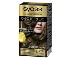 "Syoss Oleo Intense" ilgalaikiai plaukų dažai 5-10 šviesiai rudas