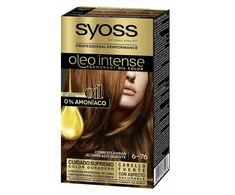 "Syoss Olio Intense" dažai be amoniako 6,76-Coppery Amber 5 vnt