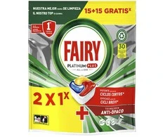 FAIRY PLATINUM PLUS LEMON indaplovė 30 capsules