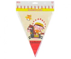Indėnų šventė, vėliavėlių girlianda 360 cm