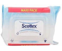 Scottex originalus šlapias tualetinis popierius 74 vnt