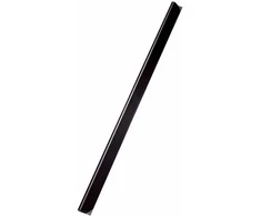 Leitz skaidrių segtuvai A4 3 mm, juodi, 30 lapų, plastikiniai, A4, 80 mm, 65 mm