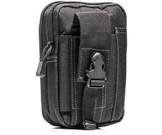 GM Survival diržinis krepšys (bum bag) - Juodas