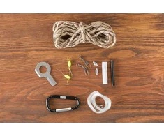 Gadget Master Daugiafunkcinis "granato" tipo išgyvenimo rinkinys su Paracord