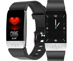 Išmanioji apyrankė, atspari vandeniui, žingsniamatis, EKG, miego stebėjimas