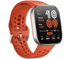 Išmanusis laikrodis Amazfit Bip 6, Kreminės spalvos su rusvu dirželiu