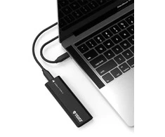 Dėklas diskui M.2 SATA NGFF USB 3.1 su USB-C jungtimi