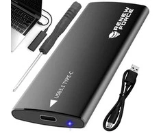 Dėklas diskui M.2 SATA NGFF USB 3.1 su USB-C jungtimi