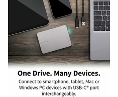 „Toshiba“ kietasis diskas | „Canvio Flex“ | 1000 GB | 2,5 colio | USB 3.2 Gen 1 | Šiltas „Sidabrinis“