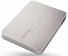 TOSHIBA 2 TB Išorinis kietasis diskas HDD - CANVIO FLEX (WARM Sidabrinis)