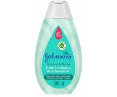 Johnson &amp; Johnson "Johnson's Soft And Brilliant 2 in 1" šampūnas ir kondicionierius 500ml