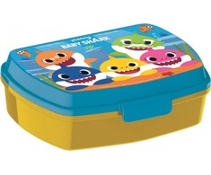Juokinga plastikinė sumuštinių dėžutė kūdikiui „Shark“