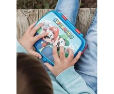 Juokinga plastikinė sumuštinių dėžutė „Super Mario Luigi“