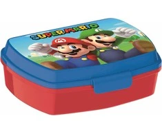 Juokinga plastikinė sumuštinių dėžutė „Super Mario Luigi“