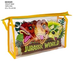 Kelioninis Vaikų tualeto reikmenų rinkinys kelionei Jurassic Park 4 Dalys Oranžinė