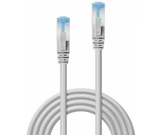 Tinklo Kabelis - LINDY RJ-45 S/FTP LSZH Tinklo Kabelis, Cat.6A Kištukas, Cat.7 Neapdirbtas Kabelis, 2 m, Pilkas, 10 vnt.