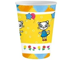 GoDan Popieriniai puodeliai Kicia Kocia 250ml 6vnt