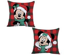 Kalėdinė dekoratyvinė pagalvėlė Disney Minnie Mickey 35x35 cm