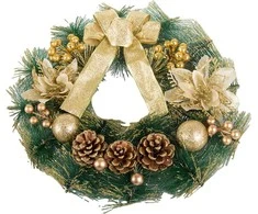 Kalėdinis dekoratyvinis vainikas, 40 cm