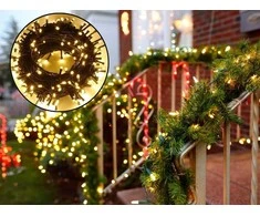 Kalėdinės lemputės vidaus naudojimui, 500 LED, šiltai baltos