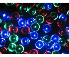 Kalėdų eglutės lemputės patalpoms, įvairiaspalvės, 200 LED lempučių, 8 programos