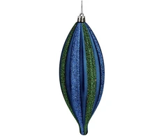 Kalėdų papuošalai Krist+ 00907 Mėlyna Žalia PVC 8,5 x 3,5 x 19 cm Išskleistas
