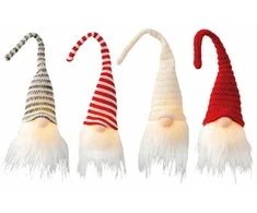 Lumineo Elektrinė dekoracija GNOME, 1 LED, šiltai baltos sp., elementai 2 x LR44 (įeina), 4 dizainų