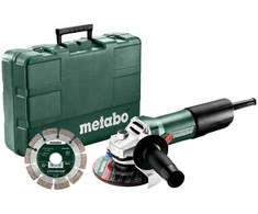 Kampinis šlifuoklis Metabo W 850-125 SET
