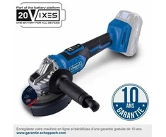 Akumuliatorinis kampinis šlifuoklis BC-AG125-X 20V, korpusas, Scheppach