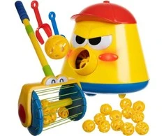 Kamuoliukų paleidimo įrenginys + dulkių siurblys - rinkinys