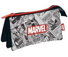 Kapitonės Marvel komiksų Marvel 3 skyrių pieštukų dėklas 21 cm