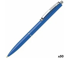 SCHNEIDER Ballpoint pen "K15", mėlynas, 0,5mm, squeeze mechanism, 50pcs