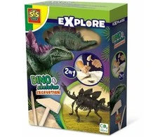 SES Creative – Kasinėjimas – Triceratops ir skeletas – (S25094)
