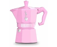 Itališkas Kavinukas Bialetti MOKA EXCLUSIVE 3T Rožinė Aliuminis Bakelitas 3 Puodeliai